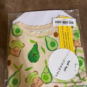 Little Sleepies Avocado Toast Pajama Set - NIB